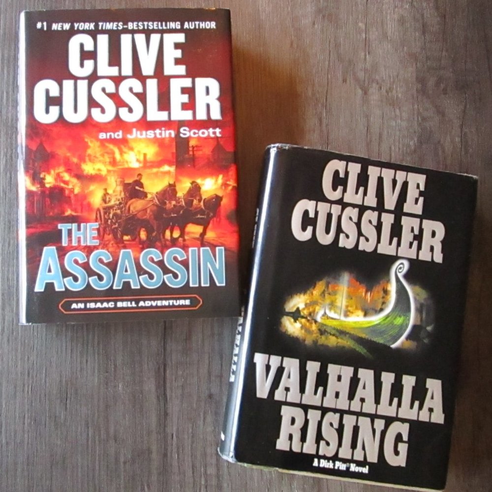 NYT Bestselling Author Clive Cussler Novels "The Assassin" and "Valhalla Rising"